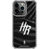 NBA Houston Rockets Black Animal Print iPhone 16 Pro Clear Case